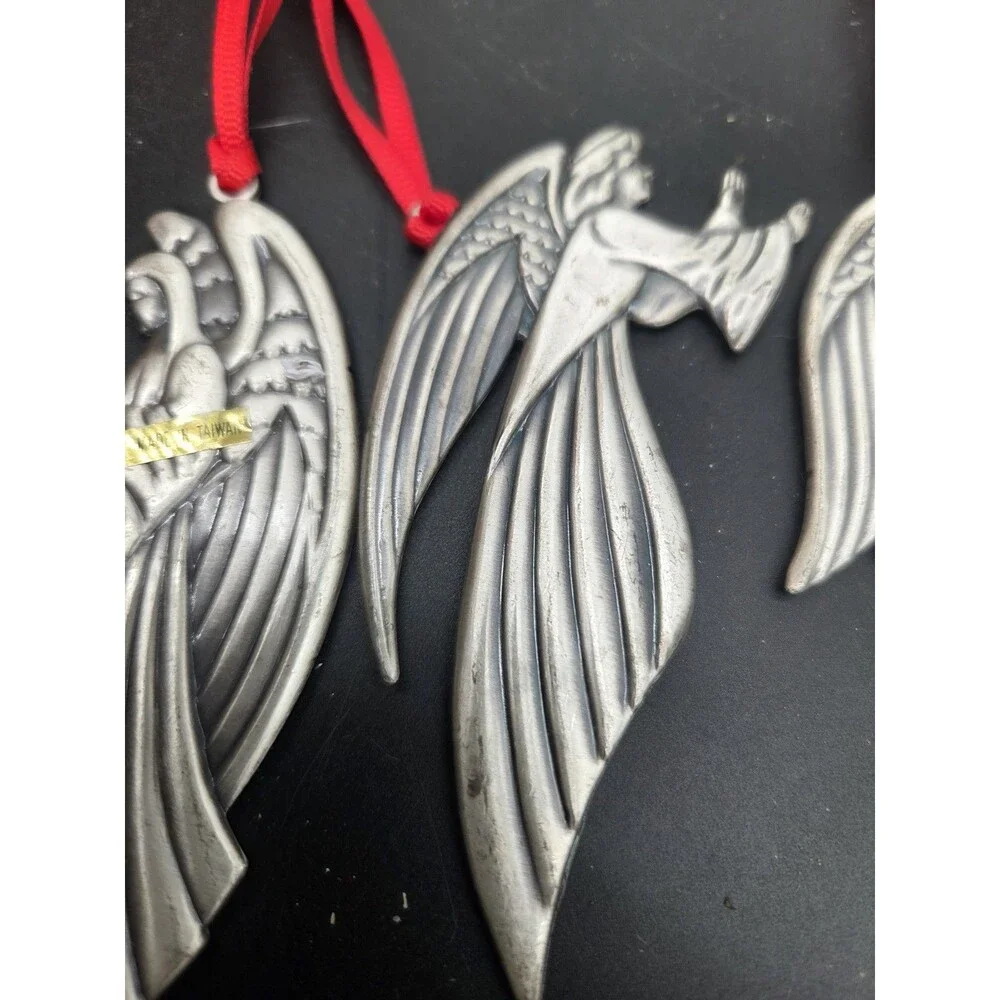 VINTAGE 1994 HOME FOR THE HOLIDAYS ANGEL ORNAMENTS - SET OF 3